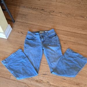 Celebrity Pink Light Blue Flare Jeans